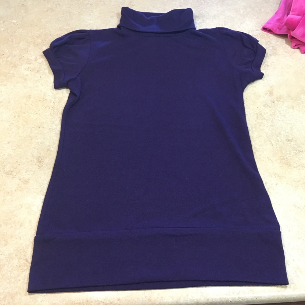 Plum purple turtle neck sweater
